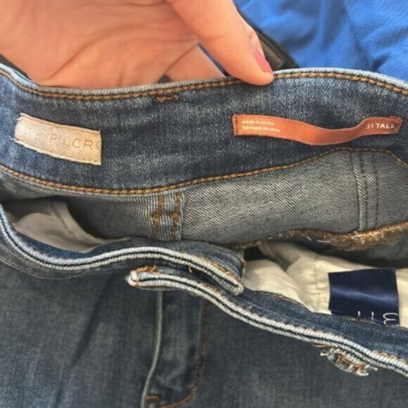 Anthropologie Pilcro High-Rise Skinny Jeans Denim Size 31 Tall - Picture 7 of 8